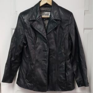 Pelle Studio Wilson's Black Leather Jacket Size L